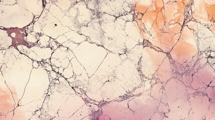 Obraz premium Wallpaper featuring intricate cracked marble texture with comic ink strokes and halftone effect