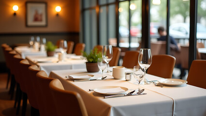 space restaurant tables accommodate product placement displays effectively enhancing ambiance overall dining