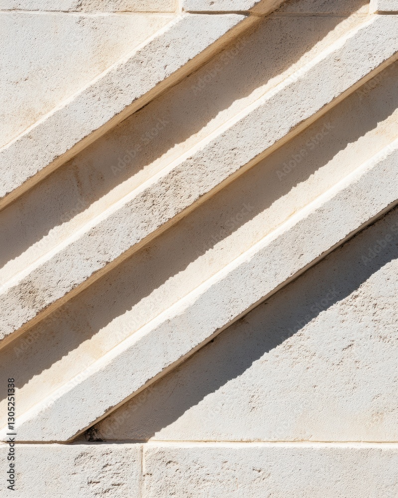 Aufkleber minimalist architectural texture brutalist concrete masonry patterns showcasing sustainable construc