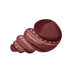 Sea or river shell. Flat style. For brandin, logos, stationery, invitations, packaging design, website and app design, print materials