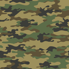Fototapeta premium seamless army camouflage print, vector texture, fashion urban background