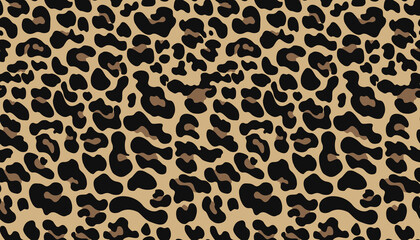 
leopard skin background seamless design with spots, fashion seamless pattern design