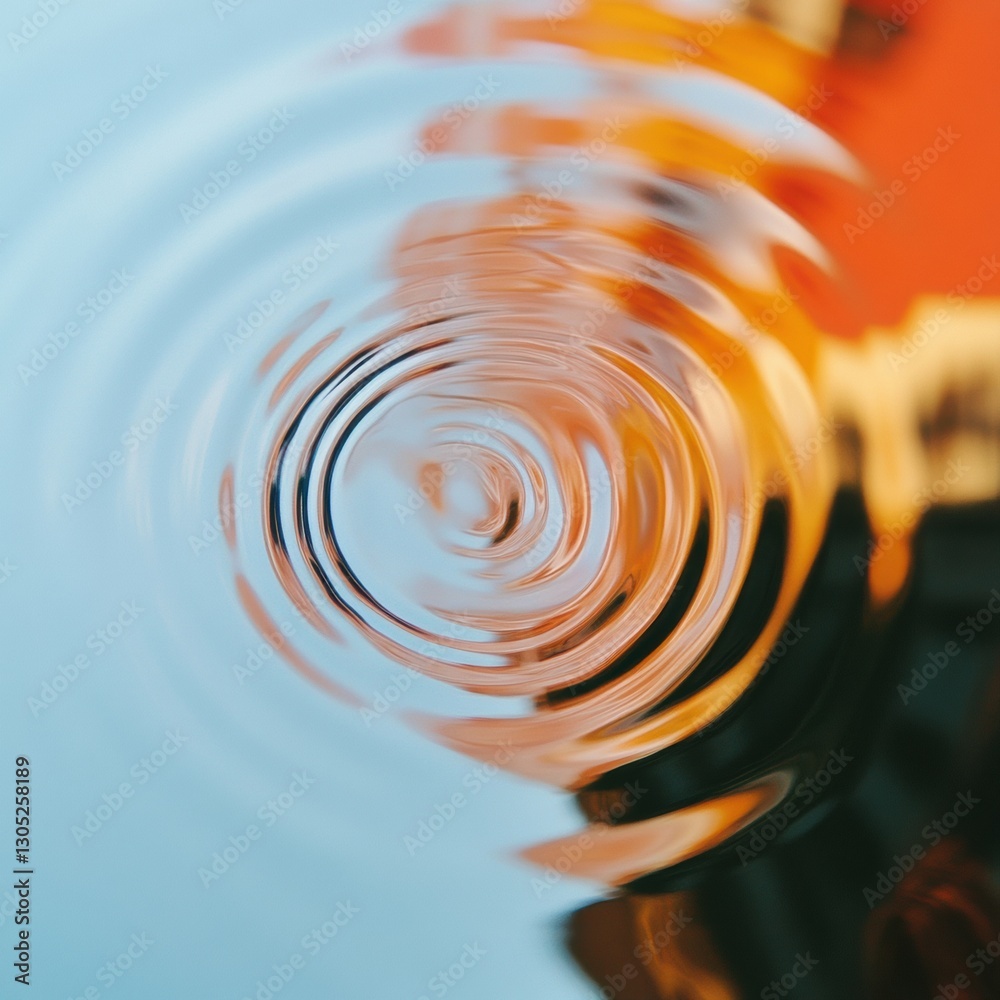 Fototapete Fluid Dynamics Reimagined Mesmerizing Circular Motion Visualizing Digital Transformation and Creative Tech Disruption in 8K Resolution