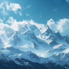 Obraz premium Breathtaking mountain climbing adventure in the majestic alps nature photography high altitude scenic view outdoor exploration