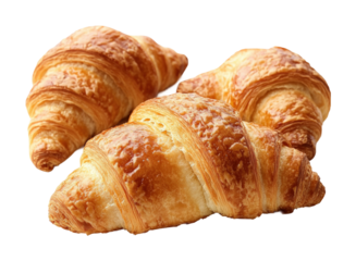 Baking delight french croissant recipe isolated on transparent background png
