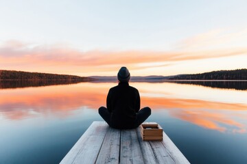 Mindful Digital Detox Serene Lakeside Wellness Journey for Midlife Reconnection - Unplugged Tranquility in Natural Minimalist Retreat