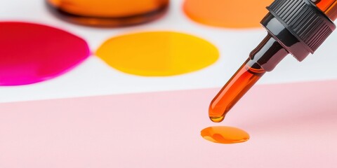 Vibrant Color Theory in Skincare Precision Droplet Innovation for Next-Gen Beauty Branding and Cosmetic Product Development