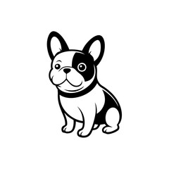 A cute and stylish tribal French Bulldog 
