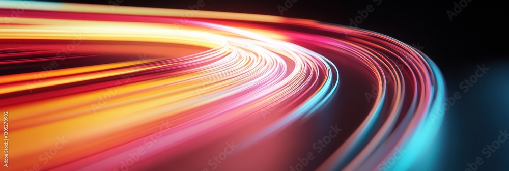 Fototapete dynamic light motion visualization cutting-edge digital aesthetic exploring speed, energy, and techn