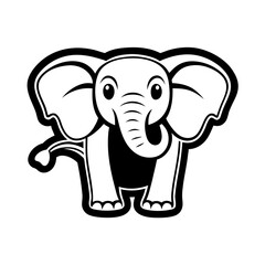elephant cartoon illustration