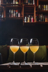 craft cocktail or beer