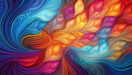 Obraz premium abstract colorful background. Generated image