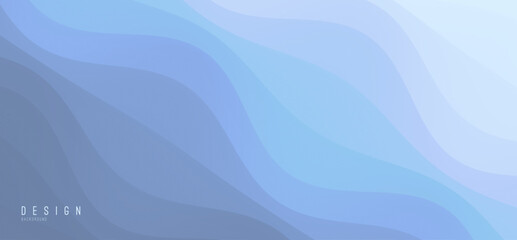 Water surface. Blue abstract background. Illustration for cover, card, postcard, interior design, decor or print.