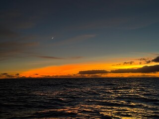 Norway view sunset mountains
