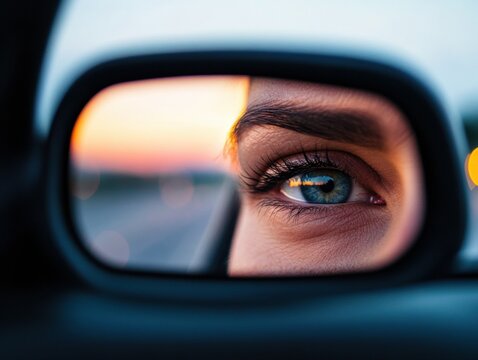 Twilight Safety Alert Immersive Drowsy Driving Awareness - Millennial Transportation Wellness in Cinematic Automotive Storytelling