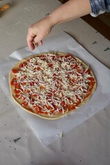 pizza making process