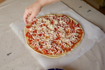 pizza making process