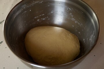 dough in a bowl