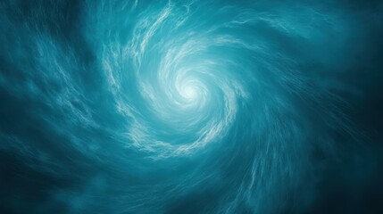 Mesmerizing blue swirl in dark blue sky, abstract digital background for creative projects