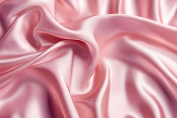 Fototapeta premium Silk satin fabric backdrop. Product space. Drapery. Show mockup presentation fashion show podium display .