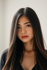 Fototapeta premium beautiful woman with long hair