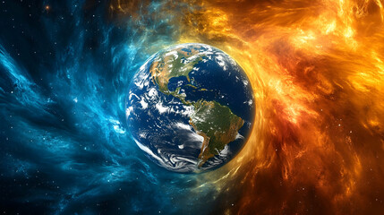 Earth in a Cosmic Whirlpool