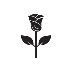 
beautiful black rose flower design