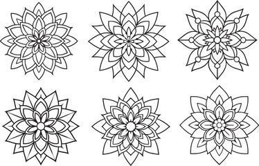 Geometric Mandala Flower Coloring Pages for Mindfulness, Learning, and Creative Expression

