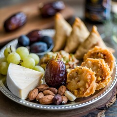 mixed nuts and raisins