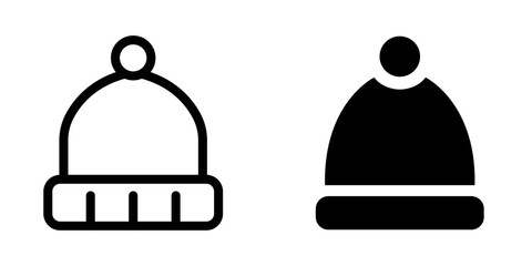 Beanie Hat Vector Icon Set – Cozy, Fashion & Winter Accessories