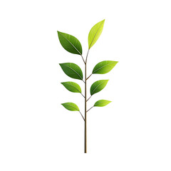 Fototapeta premium 3d plant logo design