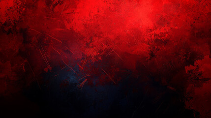 Naklejka premium Abstract blue and red paint splatter on textured white background