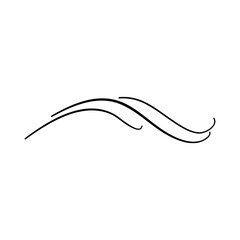 vector illustration of a worm