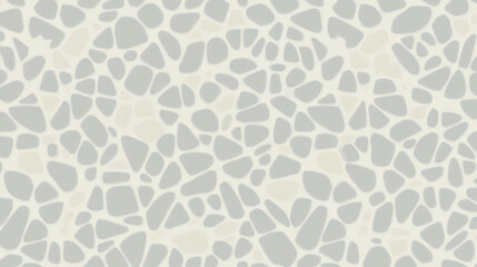 Abstract terrazzo pattern with irregular geometric shapes in soft neutral tones, creating modern and minimalist design