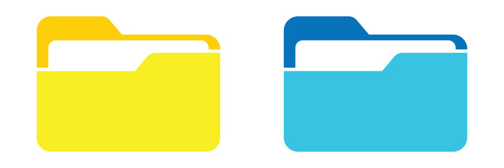 File folder icon vector illustration