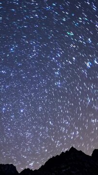 Infinite starry sky with countless twinkling stars in deep space, creating a sense of wonder and vastness. Concept of astronomy and the cosmos