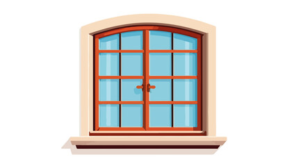 Classic House Window Design for Architecture Projects