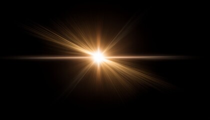 lens flare light over black background easy to add overlay or screen filter over photos