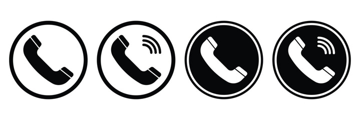Phone, call, contact, telephone communication, ringing symbol vector icon