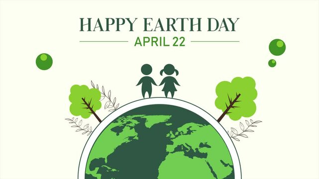 Happy Earth Day 22nd April Celebrates Our Planet