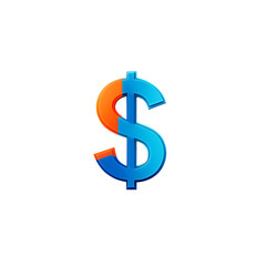 Obraz premium 3d money logo