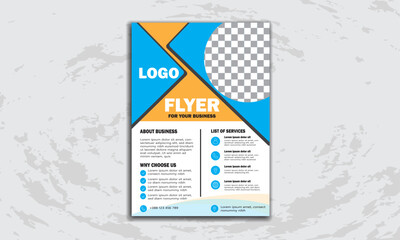 How about "Professional Business Flyer Design &ndash; Modern & Eye-Catching Templates | Multicelor theme | CMYK & Yellow | Geometeric Design
