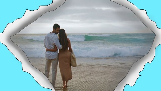 Paper Ripping in the middle Cartoon transition