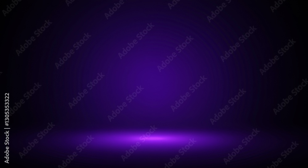 Wall mural abstract gradient background. ultraviolet glow on a dark abstract background. empty wallpaper templa