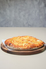 a mouthwatering flatbread that looks perfect for a quick and satisfying meal.