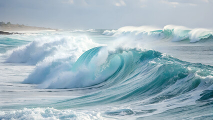 Light abstact wave background