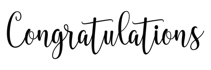 Congratulations Text Style