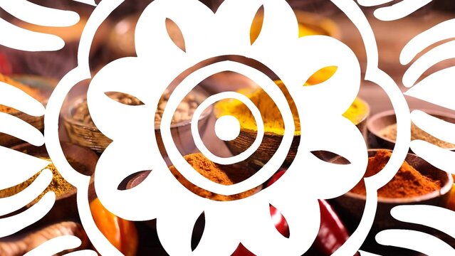 Flower Shaped Hand Drawn Full Screen Transition