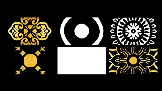 Oriental Hand Drawn Full Screen Transition Bundle (6 transitions)