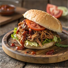 pulled pork sandwich